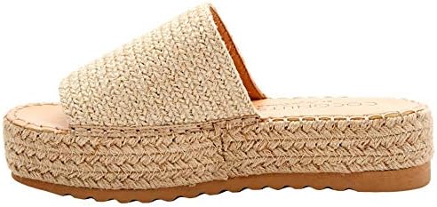 Matisse Women's Coconuts Collection Del Mar Stacked Platform Sandal (Natural, 10)