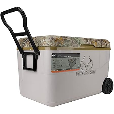 Real Tree 55 Quart Camping Cooler 