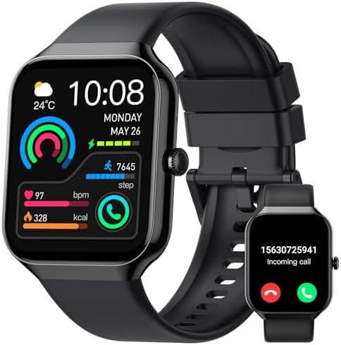Smart Watch,1.96"HD Smartwatch for Men Women (Answer/Make Call), ...