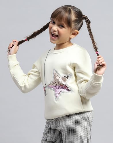 Image of Monte Carlo Girls Printed Round Neck Full Sleeve Sweatshirt (523063565)