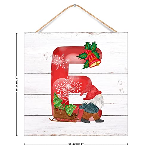 Plaque de motivation en bois initiale E, cadeau idéal de décoration murale moderne - 3