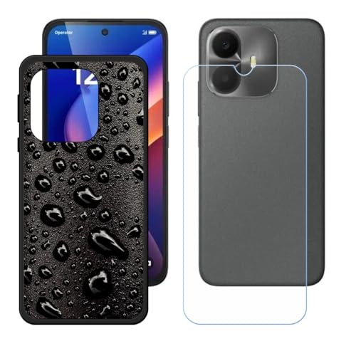 BMPNLSZ �K�p TCL K70 4G�p+HD�����K���X�ɓK�����ėpTPU�P�[�X�A�V���J�Q���P�[�X�o���p�[�ی�o�b�N�P�[�X-TCL K70 4G�p�ɓK����9�d�x�X�N���C�u�h�~�X�N���[���v���e�N�^(6,8") - WZ15