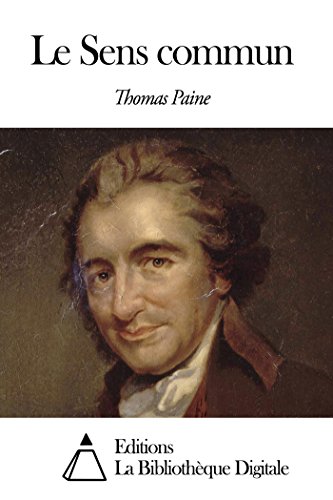 Télécharger Le Sens commun Livre eBook France