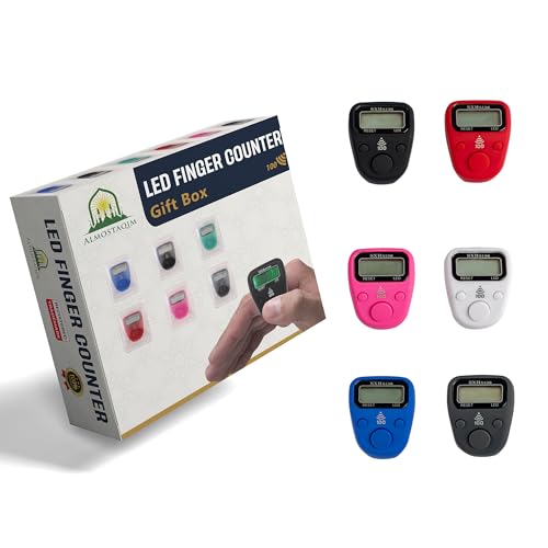 Compteur Dhikr & Tasbeeh en lot de 6, une idée cadeau spirituelle pour vos proches