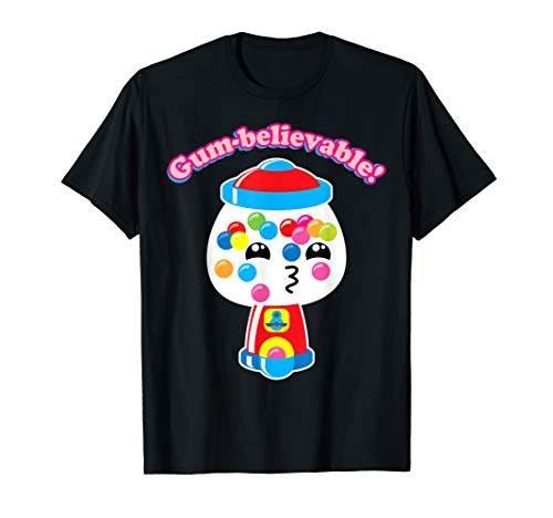 Funny Chewing Bubble Gums T-Shirt, Gumball Machine Tee