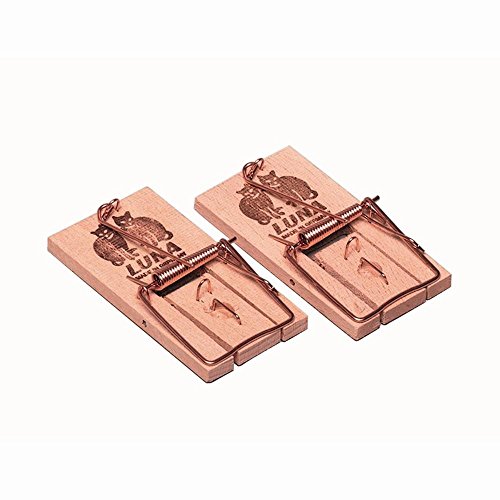 Unimet Luna ratón Trampas  Pack de 2