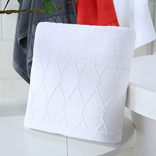 Serviette de bain en coton épais Boulixin grand drap de plage blanc