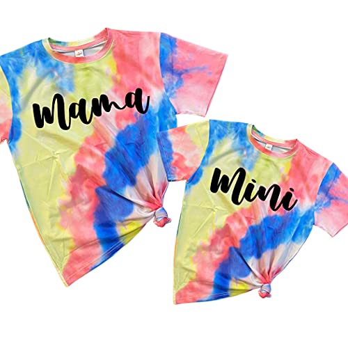 Mama and mini tie dye shirts Clearance