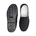 Chinese Style Slippers Kung Fu Martial Arts Tai Chi Shoes Rubber Sole Unisex All Black Size Men 5/Women 6.5