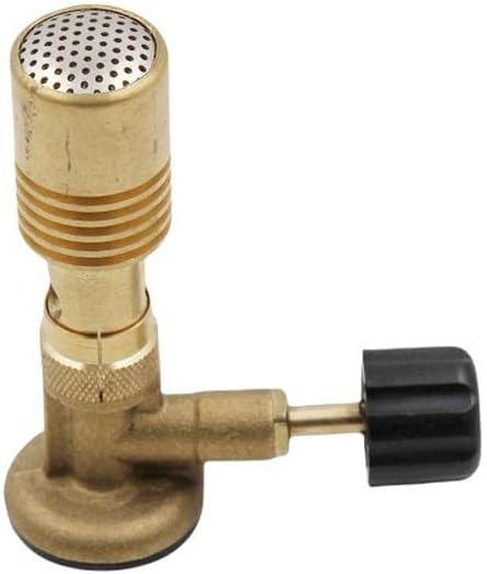Portable Bunsen Burner,Large-Capacity Portable Gas Burner, Gas Blowtorch,Brass Material, for Lab Equipment, Jewelry Processing, Indoor Lighting
