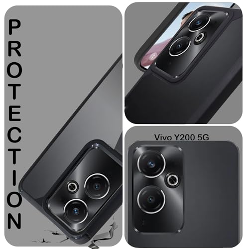 Image of A rtistque Hard Clear Back Cover Case for Mi Redmi 13 5G / Poco M6 Plus 5G | Shockproof TPU | Acrylic Armor | Stylish Protective Design - Transparent