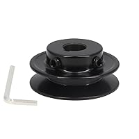 Vista 61 de AK30-5/8 pulgadas perforadas poleas de banda de ranura única 3.0 "OD 5/8" Bore V-Belt polea polea de correa de hierro fundido para correa en V