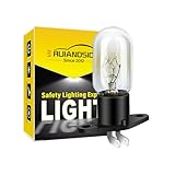 Ruiandsion Mikrowellen Glühbirne Z187 Sockel 250V 2A 25W Mikrowellenlampe für Universal Mikrowellen Birnenofenlampe, warmes Weiß