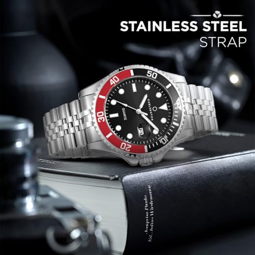 Image of Carlington Meridian Series Analog Men Wrist Watches with Stainless Steel Chain Strap & Date Display | Fashion Watches for Gents | CT - 4030