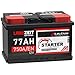 Produktbild LANGZEIT Autobatterie 77AH 12V 750A/EN Starterbatterie +30% mehr Leistung ersetzt Batterie 75Ah 72Ah 74Ah 70Ah Starter Batterie