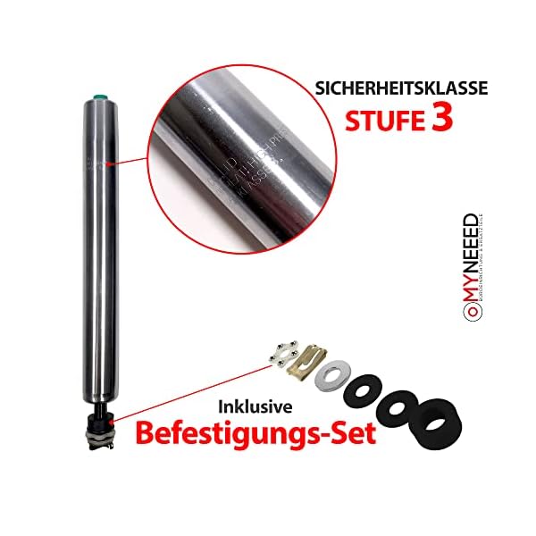 MYNEEED Gasdruckfeder Bürostuhl Ersatzteile Compact - Ersatz Gasfeder bis 200 kg für Drehstuhl Chefsessel - Stufenlos… – Bild 5