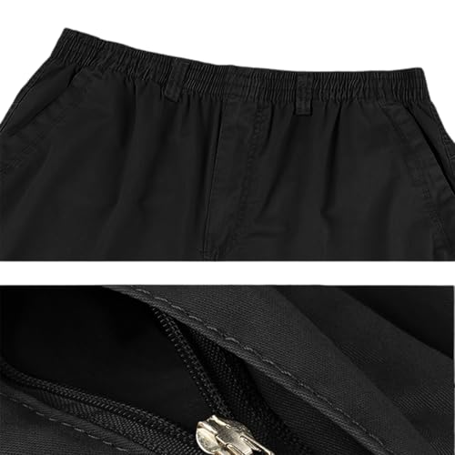 DuDubaby Mens Cargo Sport Jogger Long Trousers for Hiking Fishing Running Workout Casual Classic Fit Lightweight4