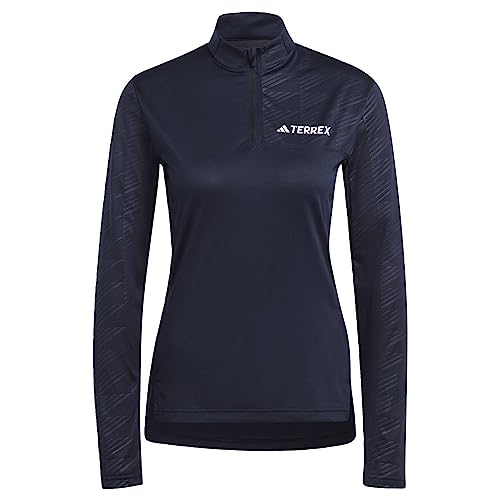 T-shirt Terrex Multi demi-zip adidas femmes évite l'humidité manches longues XS