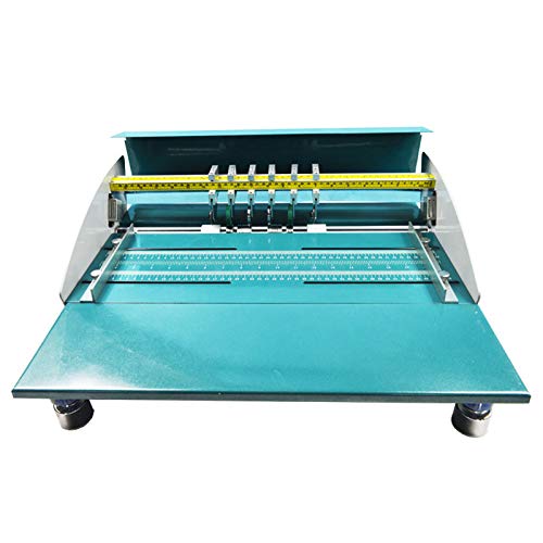 18 Inch Electric 3-in-1 Scorer Perforator Paper Creasing Machine Scoring Creaser Cutting Creasing Perforating with Cutting Perforating Blade as Free Gift
