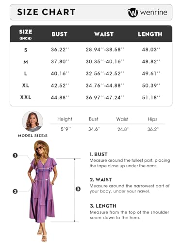 Robe midi d'été ample : masquez les complexes avec style grâce aux manches volantées