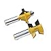 Lily's Gift 120°Lock Miter Finger Joint Glue Router Bit Tenon Cutter Tool W/1/2″ Shank
