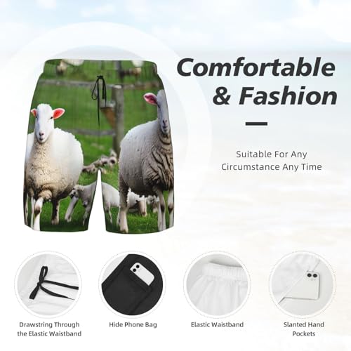 Short de bain homme séchage rapide et doublure de compression - 5