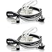 Produktbild Retevis Funkgerät Headset Walkie Talkie Kopfhörer mit Schallschlauch Kompatibel mit JUCJET Walkie Talkie RT24 RT668 RT27 RT24V Baofeng UV 5R BF-88E BF-888S Kenwood Funkgerät Headset (2 Stück)