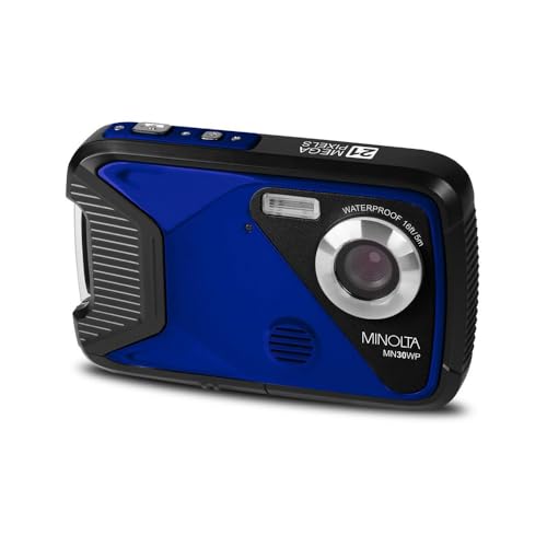 Minolta Waterproof Digital Camera – 21MP Photos, 1080p HD