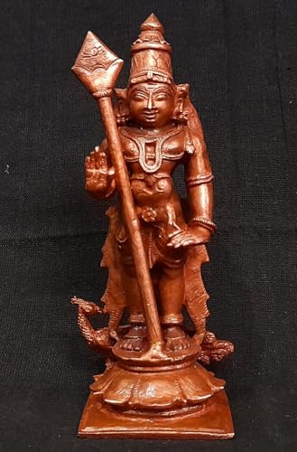 Image of Copper Murugar Idol | Patina Antique Finish | 322g