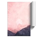 luna artesanal Papel satinado de alta calidad: nuestras impresiones son de la más alta calidad. Cada obra de arte está impresa en papel fotográfico de alta calidad de 260 g/m² y acabado con un brillo satinado de doble cara.