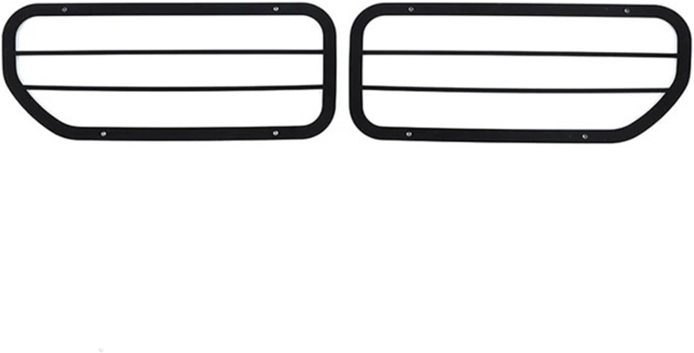 Compatible For Suzuki Jimny JB74 Car Tail Light Cover Rear Lamp Guards Decoration Accessories Compatible For Suzuki Jimny 2019-2021,Black