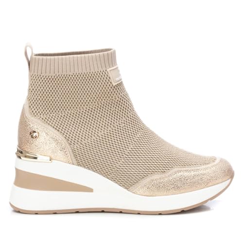 XTI   Zapatilla Mujer Beige   Calzado Cómodo y Versátil   Moda casual   Modelo 14240502 (Talla 40)