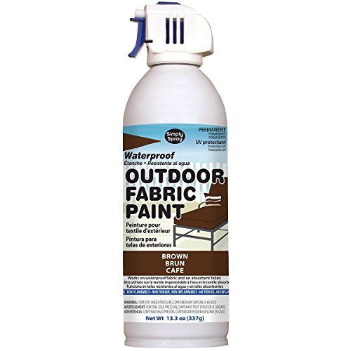 Deval Products Outdoor Spray Fabric Paint 13.3oz, Brown