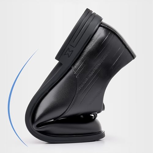 Men's Leather Formal Oxford Shoes Classic Lace-Up Dress Shoes Business Wedding Work Derby Shoes3