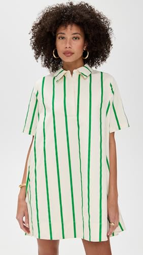 English Factory Women's Striped Kaftan Mini Dress3