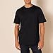 Amazon Essentials Men's Regular-Fit Short-Sleeve Crewneck T-Shirt, Pack of 2, Black, Large