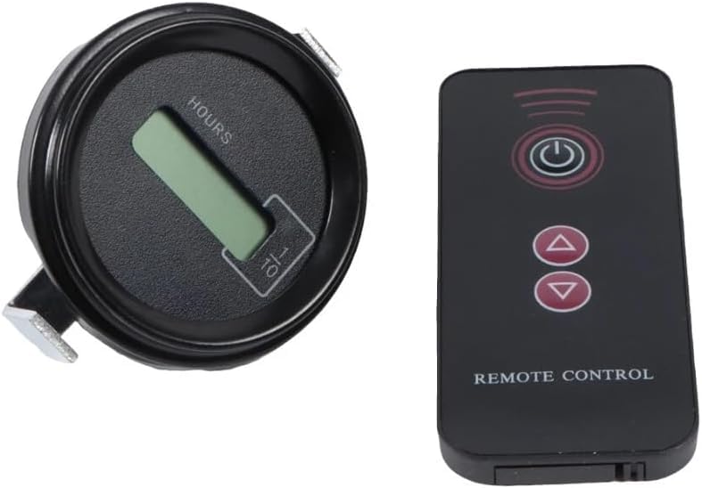 Hour Timer Meter with Remote Control, 161-3932, Service Meter Kit - Compatible with Caterpillar CAT 320D, 320C, E320D, 312D, 330C, 422E, 428E Excavator, 366-0367, 197-8832, 285-9075, 366-4622