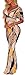 sexycherry Women Deep V-Neck Elegant Short Ruffles Sleeves Sexy Flower Floral Cocktail Maxi Party Dress,Beige,XX-Large