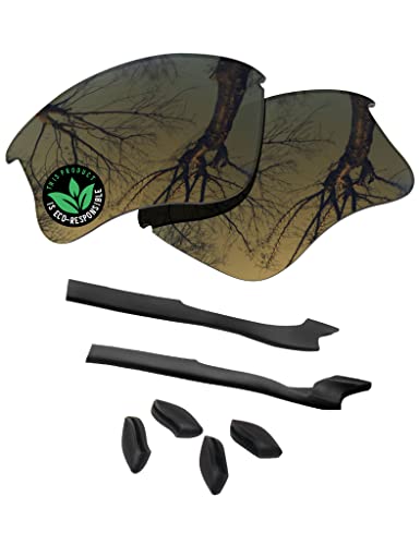 Image of Raydi Replacement Lenses & Rubber Kits for Oakley Half Jacket 2.0 OO9144 | Half Jacket 2.0 XL Rectangular Sunglasses