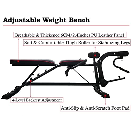 DSFEOIGY-Multifunctional-Weight-Bench-Adjustable-Strength-Training-Bench-for-Home-Gym-Full-Body-Workout-Equipment