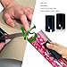 Christmas Gifts Wrapping Paper Cutter (2- Pack), Xmas Gift Wrap Cutter Kraft Paper Roll Cutter, Easy Slide Wrapping Paper Cutter Tool Tube, Easy and Safe Cutting, Creative Holiday Paper Roll Cutting