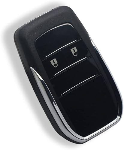 Miniatura 1 de SEGADEN Carcasa de llave abatible mejorada modificada compatible con Toyota 2 botones de entrada remota sin llave SS436NA