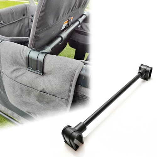 Barre de support pour Wonderfold Wagon W4 Accessoires de poussette Style bus Mise à niveau avec poignée poussée Compatible avec les fixations à poussoirs