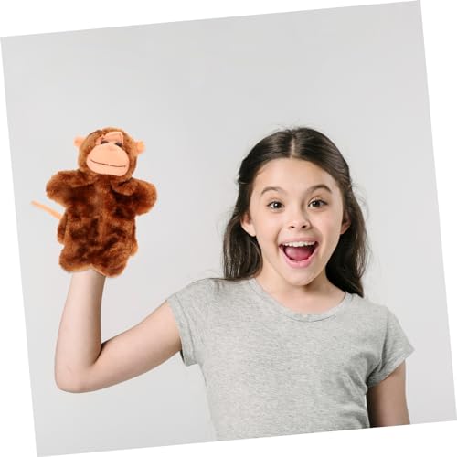 VICASKY Fantoche De Mão De Macaco 2 Peças Fantoche De Mão Para Contar Histórias Brinquedo De Mão Rea