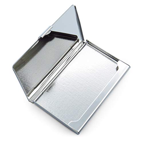 Maddesign Mother Of Pearl Business Card Case Id Holder Metal Travel Wallet Apricot Tree Pink #TOP6