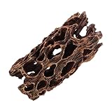 Cachette décorative pour aquarium : cette cachette offre un refuge idéal pour vos poissons et crevettes, leur permettant de se percher plus facilement