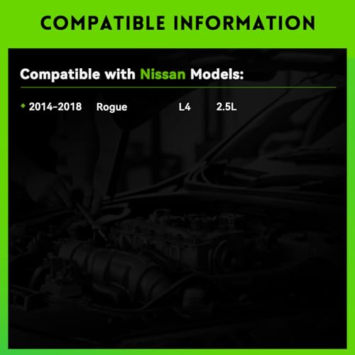 Image of 11648N New Alternator Replacement for L4 2.5L Nissan Rogue 2014-2018, 12V 120A 6-Groove Clutch Pulley Clockwise, 23100-4BA0A, 23100-4BA0B, TG12C152