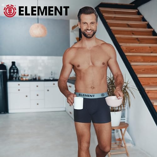 Element Mens Underwear Pack of 3 Boxer Briefs, Cotton Stretch Boxers for Men3