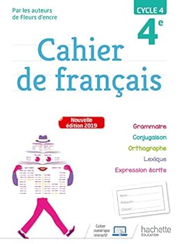 Paperback Cahier de français cycle 4 / 4e - éd. 2019 [French] Book