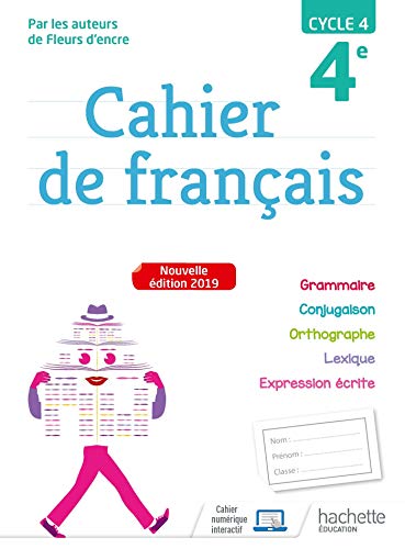 Télécharger Cahier de français cycle 4 / 4e - éd. 2019 Livre PDF Gratuit